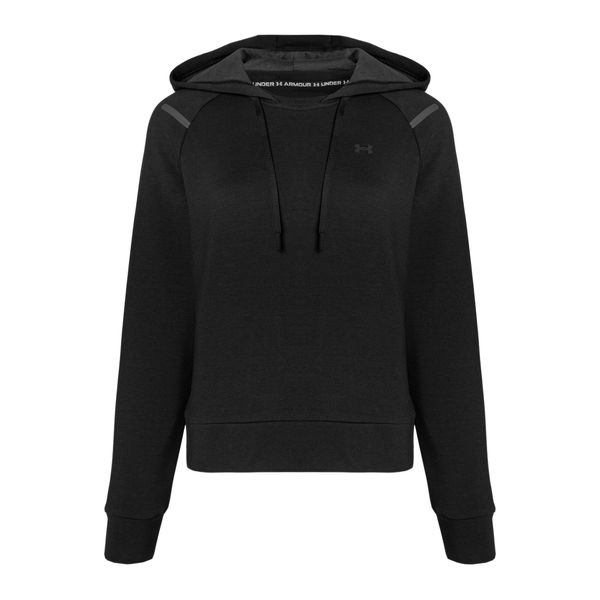 Bluza fitness damska Under Armour Fleece Hoodie. Czarne bluzy Under Armour, l, bez wzorów, bez kaptura. Za 199.99 zł.