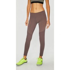 Reebok - Legginsy. Fioletowe legginsy Reebok, l, bez wzorów, z bawełny. W wyprzedaży za 139.90 zł.
