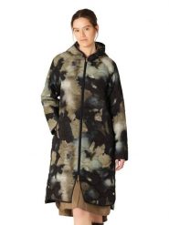 Ilse Jacobsen Płaszcz przejściowy w kolorze czarno-oliwkowym rozmiar: 40. Brązowe płaszcze Ilse Jacobsen, bez wzorów, bez kaptura. Za 282.99 zł.