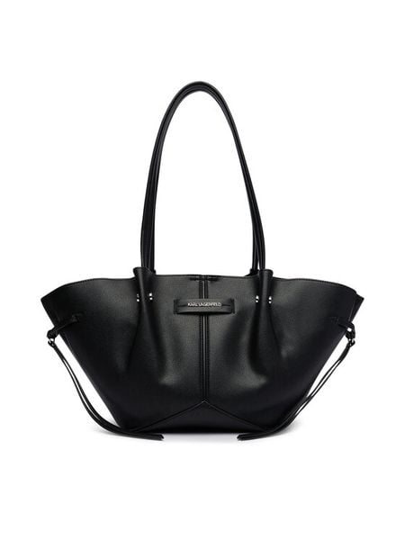 KARL LAGERFELD Torebka B4W30329 Czarny. Czarne shopper KARL LAGERFELD, bez wzorów, ze skóry, bez dodatków. Za 779.99 zł.
