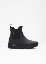 Kalosze Skechers. Czarne kalosze bonprix, bez wzorów. Za 359.99 zł.
