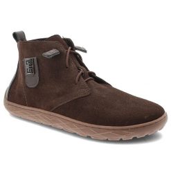 Brązowe Botki Armodo Wygodne Skórzane Buty Damskie. Brązowe botki Armodo, na zimę, bez wzorów, z weluru, bez obcasa, bez zapięcia. Za 314.99 zł.