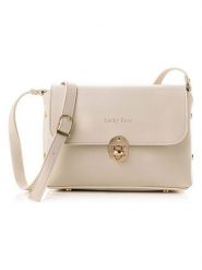 Lucky Bees Torebka w kolorze beżowym - 25 x 17 x 9 cm rozmiar: onesize. Brązowe torby na ramię Lucky Bees, bez wzorów, z materiału, na ramię, bez dodatków. Za 89.45 zł.