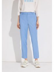 More & More Spodnie chino w kolorze błękitnym rozmiar: 36. Niebieskie spodnie materiałowe More & More, bez wzorów, z podwyższonym stanem. Za 260.99 zł.