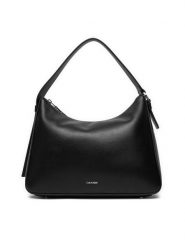 Calvin Klein Torebka Ck Sense Medium Shoulder Bag K60K612770 Czarny. Czarne torebki klasyczne Calvin Klein, bez wzorów, ze skóry, bez dodatków. Za 349.99 zł.