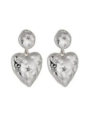 Heliophilia Kolczyki-wkrętki z cyrkoniami rozmiar: onesize. Szare kolczyki Heliophilia, z cyrkonią, metalowe. Za 21.99 zł.