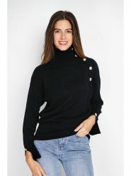 William de Faye Golf w kolorze czarnym rozmiar: 38. Czarne golfy William de Faye, bez wzorów, z kaszmiru, bez ramiączek. Za 155.45 zł.