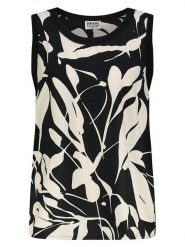 Sublevel Top w kolorze czarno-kremowym rozmiar: XL. Brązowe topy Sublevel, xl, bez wzorów, bez kołnierzyka, bez ramiączek. Za 43.99 zł.