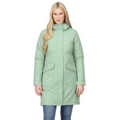 Romine Regatta damska trekkingowa kurtka parka z membraną. Zielone parki Regatta, l, z poliesteru, eleganckie, bez kaptura. W wyprzedaży za 189.99 zł.