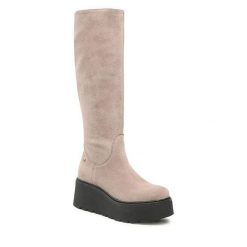 Kozaki Maciejka. Brązowe kozaki Maciejka, bez obcasa, na koturnie, bez zapięcia. Za 549.99 zł.