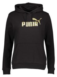 Puma Bluza "Essentials+" w kolorze czarnym rozmiar: M. Czarne bluzy Puma, m, bez wzorów, z kapturem. Za 110.04 zł.