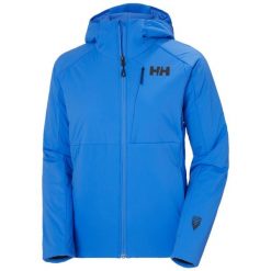 Damska kurtka narciarska z kapturem Helly Hansen Odin Insula 2.0. Niebieskie kurtki narciarskie Helly Hansen, bez wzorów, z kapturem, narciarskie. Za 1,114.00 zł.