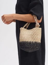 OPUS Torebka w kolorze beżowo-czarnym - 15 x 18 x 10 cm rozmiar: onesize. Brązowe torebki klasyczne Opus, bez wzorów, z materiału, bez dodatków. Za 113.90 zł.