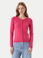United Colors Of Benetton Kardigan 1091D5558 Różowy Regular Fit. Czerwone kardigany United Colors of Benetton, xl, bez wzorów, z bawełny. Za 209.99 zł.
