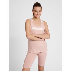 Damski tank top Hummel Legacy. Białe topy Hummel, xs, bez wzorów, bez kołnierzyka, bez ramiączek. Za 90.00 zł.