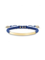 Thomas Sabo Bransoletka w kolorze niebieskim - dł. 21 cm rozmiar: onesize. Niebieskie bransoletki Thomas Sabo, z cyrkonią, srebrne. Za 206.91 zł.