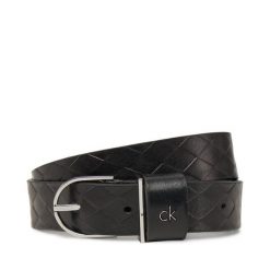 Pasek Damski Calvin Klein. Czarne paski Calvin Klein, bez wzorów. Za 129.99 zł.