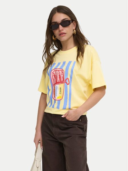 ONLY T-Shirt Vivvi 15346761 Czarny Regular Fit. Czarne t-shirty Only, m, bez wzorów, z bawełny, bez kołnierzyka, bez ramiączek. Za 53.99 zł.