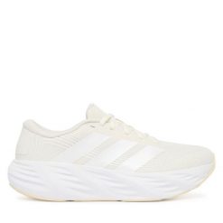 Buty do biegania adidas. Białe obuwie sportowe Adidas, bez zapięcia, do biegania. Za 239.99 zł.