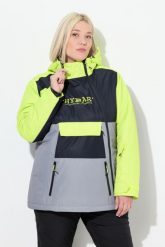 Damskie Kurtka HYPRAR Performance wodoodporna dwukierunkowy zamek błyskawiczny. Szare kurtki narciarskie Ulla Popken, plus size, bez wzorów, z materiału, narciarskie. Za 849.99 zł.