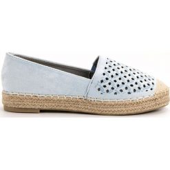 Niebieskie Zamszowe Espadryle VICES. Niebieskie espadryle vices, bez wzorów, z zamszu, bez obcasa, bez zapięcia. W wyprzedaży za 99.00 zł.