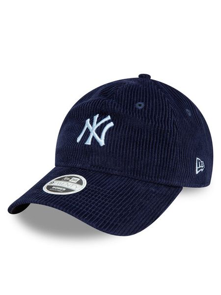 New Era Czapka z daszkiem New York Yankees Cord 9Twenty 60595366 Granatowy. Niebieskie czapki New Era, bez wzorów, z bawełny. Za 99.99 zł.