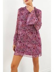 LA Angels Sukienka w kolorze fioletowym rozmiar: M. Różowe sukienki LA Angels, m, bez wzorów, bez kołnierzyka, bez ramiączek, mini. Za 152.99 zł.