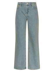 MOSS COPENHAGEN Dżinsy - Regular fit - w kolorze błękitnym rozmiar: XL. Niebieskie jeansy Moss Copenhagen, xl, z aplikacjami, z podwyższonym stanem. Za 199.45 zł.