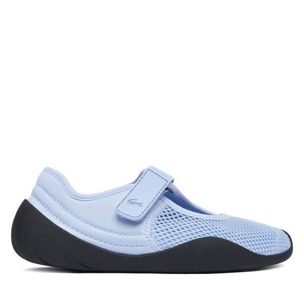Baleriny Lacoste. Niebieskie baleriny Lacoste, bez wzorów, bez obcasa. Za 506.99 zł.