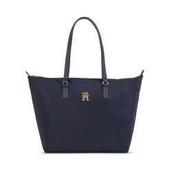 Torebka Tommy Hilfiger. Niebieskie torebki klasyczne TOMMY HILFIGER, bez wzorów, bez dodatków. Za 299.99 zł.
