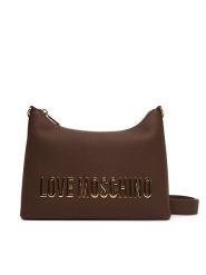 LOVE MOSCHINO Torebka JC4025PP1NKD0301 Brązowy. Brązowe torebki klasyczne Love Moschino, bez wzorów, ze skóry, bez dodatków. Za 949.99 zł.