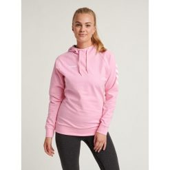 Bluza do piłki ręcznej damska Hummel hml GO z kapturem. Czerwone bluzy Hummel, na wiosnę, xs, z aplikacjami, z bawełny, z kapturem. Za 154.00 zł.