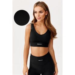 Stanik sportowy fitness Rough Radical Sports Bra Harmony. Czarne bielizna sportowa ROUGH RADICAL, l, bez wzorów. W wyprzedaży za 118.92 zł.