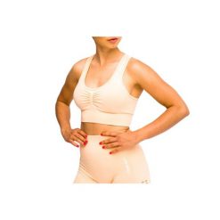 Biustonosz sportowy damski GymHero California Cute Bra. Brązowe bielizna sportowa Gym Hero, m, bez wzorów, z elastanu. Za 89.99 zł.