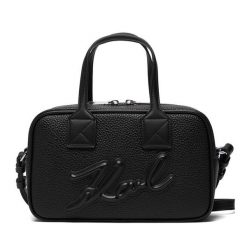 Torebka KARL LAGERFELD. Czarne torebki klasyczne KARL LAGERFELD, bez wzorów, bez dodatków. Za 619.99 zł.