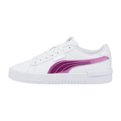 Buty damskie sportowe do chodzenia Puma JADA HOLO. Białe obuwie sportowe Puma, na wiosnę, z materiału, bez zapięcia, trekkingowe. Za 126.00 zł.