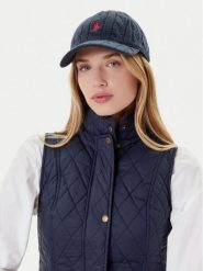 Polo Ralph Lauren Czapka z daszkiem 455981420003 Granatowy. Niebieskie czapki Polo Ralph Lauren, bez wzorów, z materiału. Za 529.99 zł.
