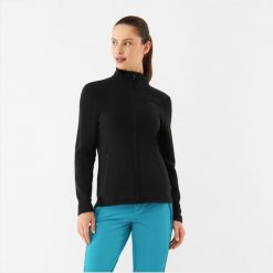 Bluza polarowa damska Tesero Lady. Czarne bluzy Viking, l, bez wzorów, z polaru, bez kaptura. Za 158.00 zł.