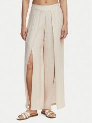 Ysabel Mora Spodnie materiałowe 86272 Beżowy jasny Wide Leg. Brązowe spodnie materiałowe YSABEL MORA, m, bez wzorów, z materiału. Za 289.99 zł.