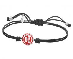 Bransoletka z elementami srebra i emalią - Harry Potter, peron 9 i ¾, Warner Bros. Discovery. Bransoletki Apart, srebrne. Za 239.00 zł.