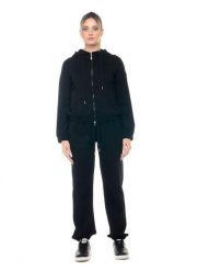Bluza wygodny z kaptur na co dzień na siłownię. Czarne bluzy LEONE 1947 APPAREL, bez wzorów, z dresówki, bez kaptura. Za 210.46 zł.