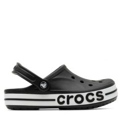 Klapki Crocs. Czarne klapki Crocs, bez wzorów, bez obcasa. Za 229.99 zł.