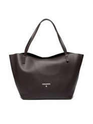 Patrizia Pepe Torebka Borsa 2B0130/L148-B856 Brązowy. Brązowe shopper Patrizia Pepe, bez wzorów, ze skóry, bez dodatków. Za 1,299.00 zł.