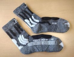 Skarpetki damskie X-Socks Trek X. Czarne skarpety SIDAS, bez wzorów, z materiału. Za 156.00 zł.