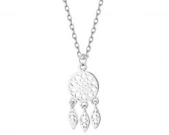 Naszyjnik srebrny - łapacz snów. Białe naszyjniki Apart, srebrne. Za 179.00 zł.