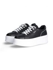 Liu Jo Skórzane sneakersy w kolorze czarnym rozmiar: 38. Czarne trampki Liu Jo, bez wzorów, bez zapięcia. Za 461.45 zł.