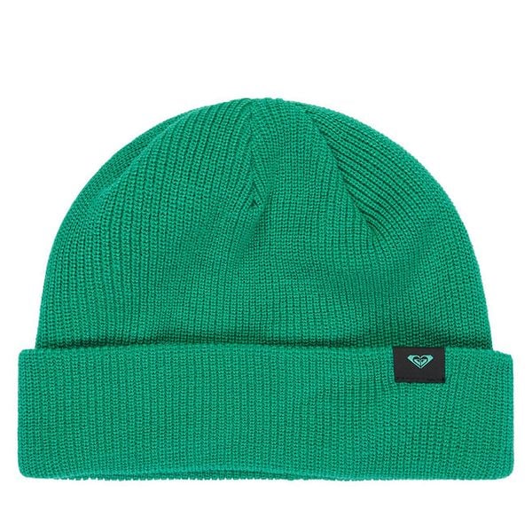 Czapka Roxy. Zielone czapki Roxy, bez wzorów. Za 89.99 zł.