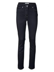 Heine Dżinsy - Skinny fit - w kolorze granatowym rozmiar: W22. Niebieskie jeansy Heine, bez wzorów. Za 69.99 zł.