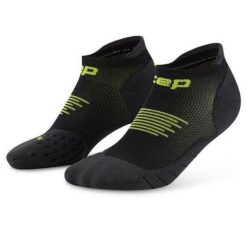 Damskie skarpety kompresyjne do biegania stopki sportowe Core Run. Czarne skarpety CEP, bez wzorów, z elastanu. Za 69.00 zł.