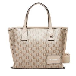 Torebka KARL LAGERFELD. Brązowe torebki klasyczne KARL LAGERFELD, bez wzorów, bez dodatków. Za 449.99 zł.